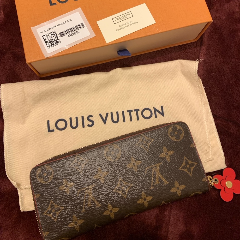 Louis Vuitton Bloom Clemence Wallet - RED